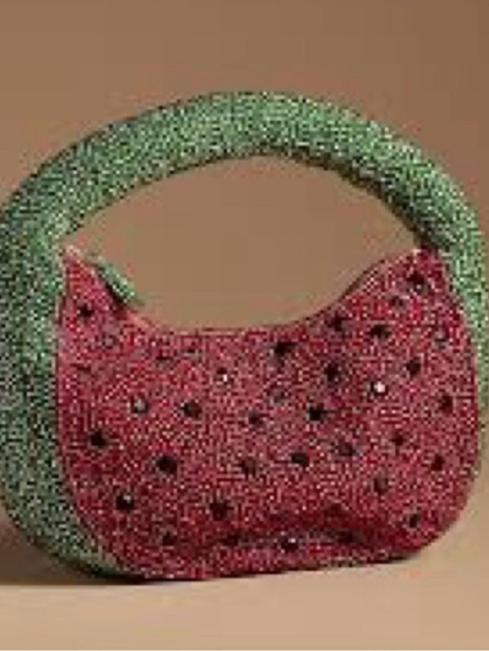 NWT Viral Anthropologie Tate beaded bag purse watermelon fruit